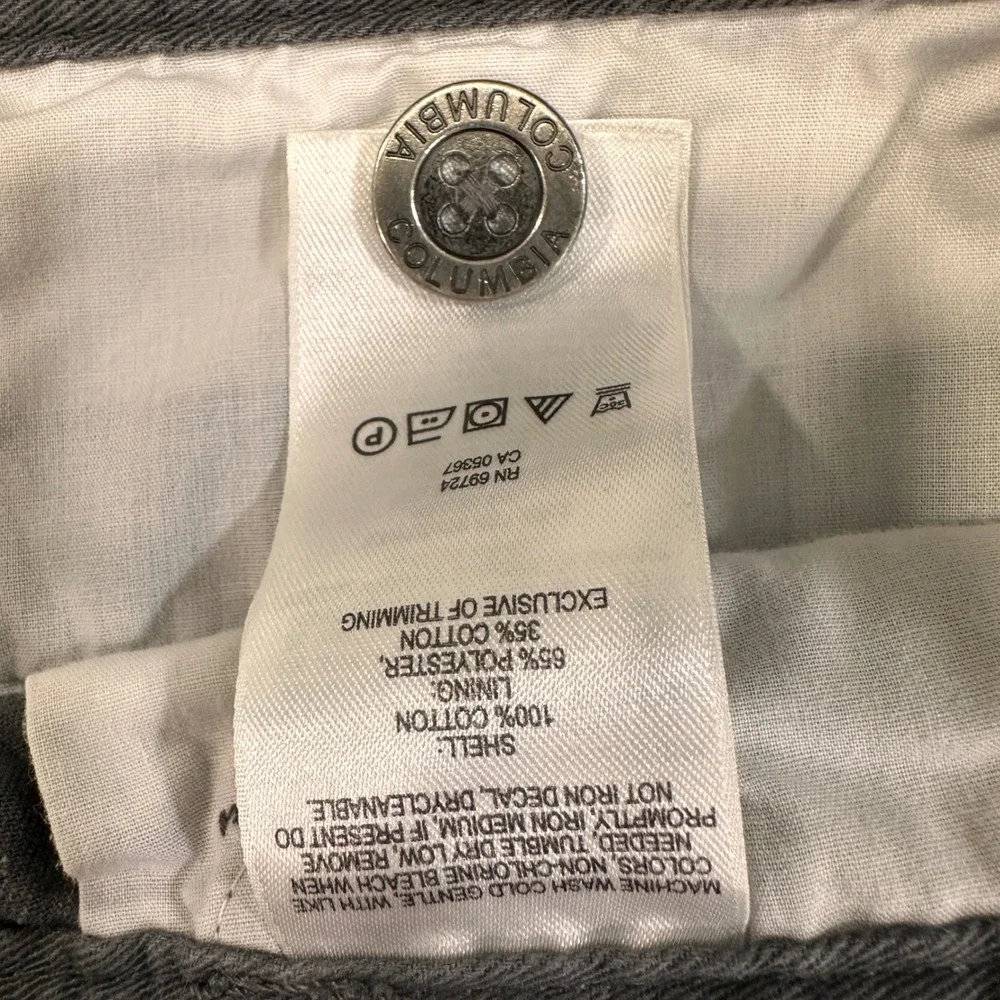 Columbia Omni-Shade Cargo Shorts‎ Mens 38 Grey UPF Protection | Gorpcore